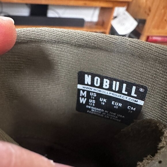 NOBULL Men's High-Top Leather Cupsole Trainer size 11 - Picture 2 of 8